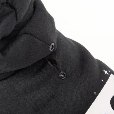 Moletom com Capuz para Caes Cool Flicks Preto 2